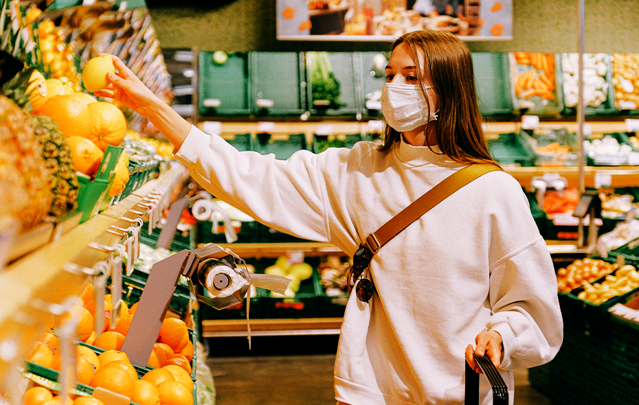 Staying safe while buying grocery