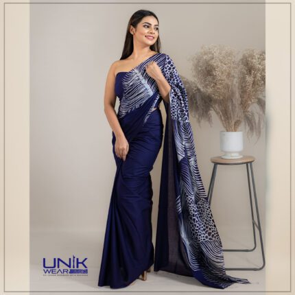 Sri Lankan handmade modern cotton batik saree 2374 SV