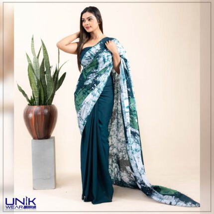 Modern Handcrafted Batik Saree E040