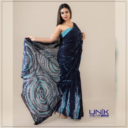 Modern Handcrafted Batik Saree E030