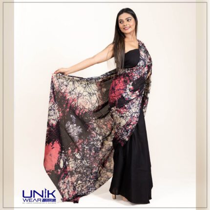 Modern Handcrafted Batik Saree E052
