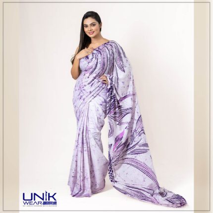 Modern Handcrafted Batik Saree E063