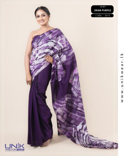 Modern Handcrafted Batik Saree E071