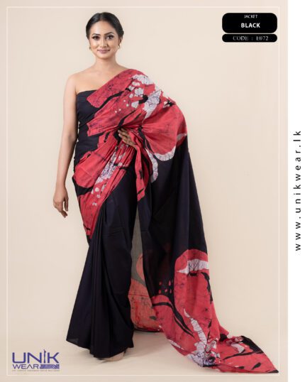 Modern Handcrafted Batik Saree E072