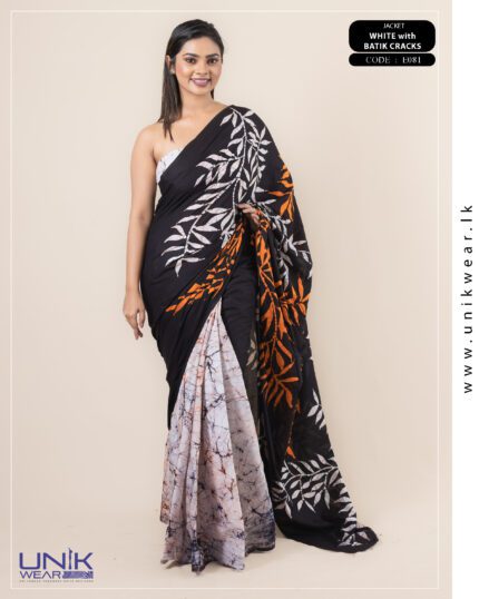 Modern Handcrafted Batik Saree E081
