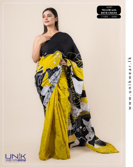 Modern Handcrafted Batik Saree E082