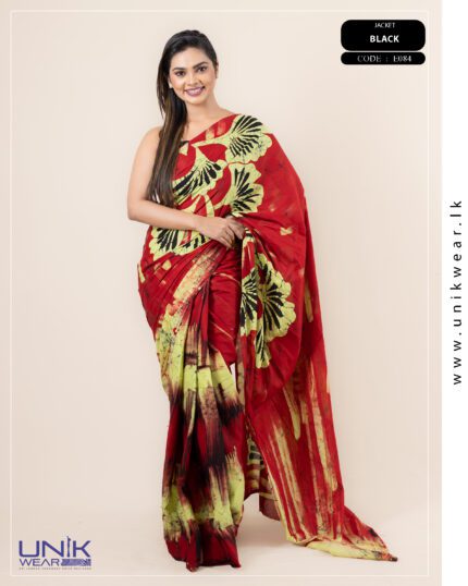 Modern Handcrafted Batik Saree E084