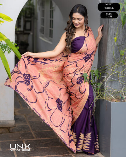 Modern Handcrafted Batik Saree 23138