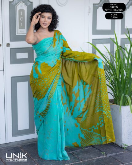 Modern Handcrafted Batik Saree 23144