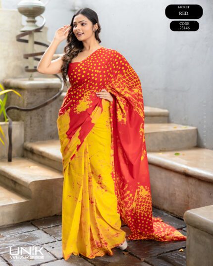 Modern Handcrafted Batik Saree 23146