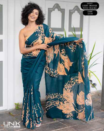 Modern Handcrafted Batik Saree 23154