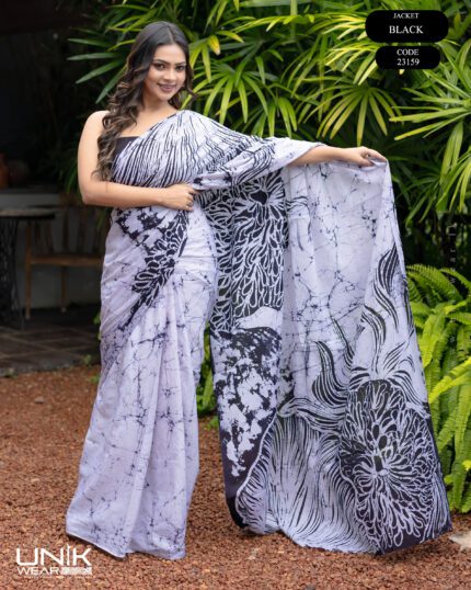 Modern Handcrafted Batik Saree 23159