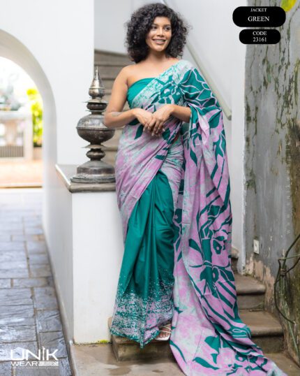 Modern Handcrafted Batik Saree 23161