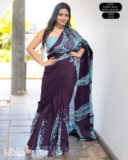 Modern Handcrafted Batik Saree 23162