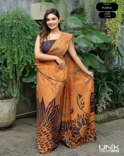Modern Handcrafted Batik Saree 23189