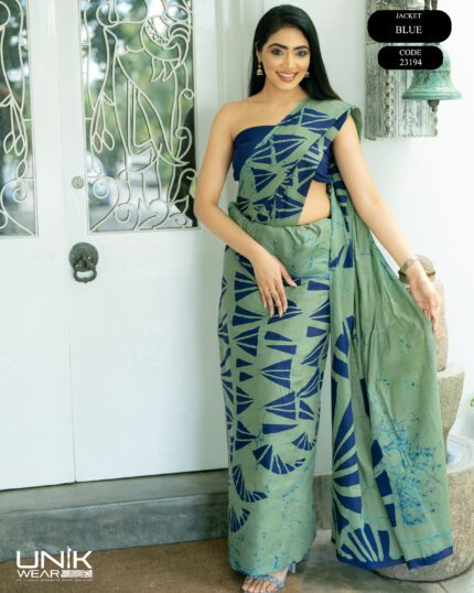 Modern Handcrafted Batik Saree 23194