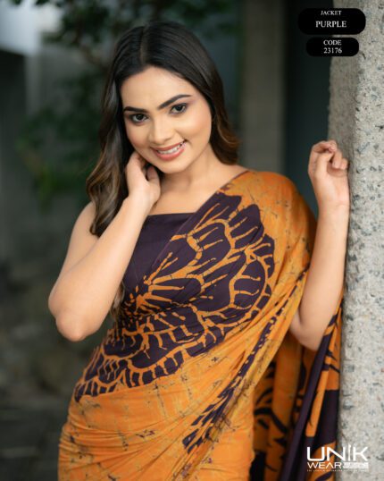 Modern Handcrafted Batik Saree 23176