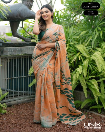 Modern Handcrafted Batik Saree 23179