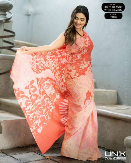Modern Handcrafted Batik Saree 23180