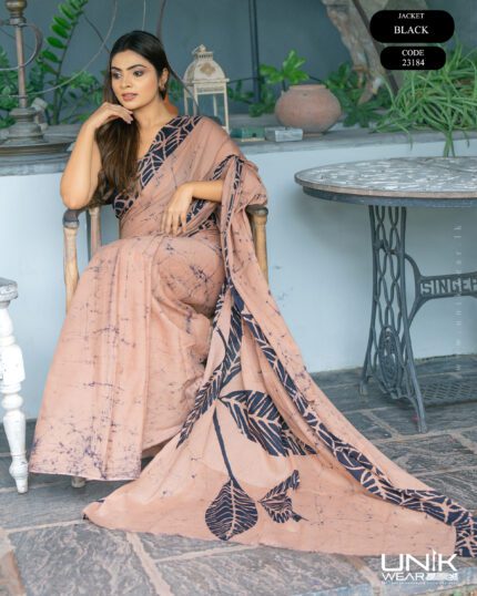 Modern Handcrafted Batik Saree 23184