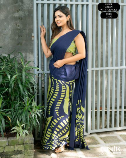 Modern Handcrafted Batik Saree 23197