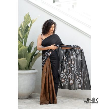 Modern Handcrafted Batik Saree E0924