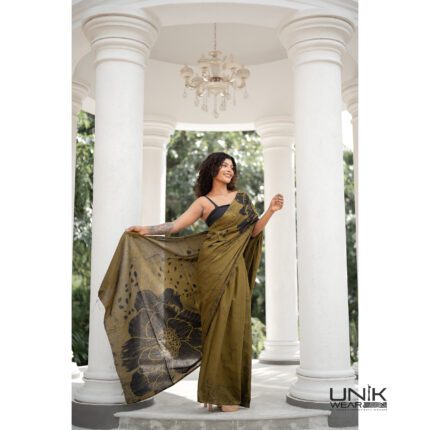 Modern Handcrafted Batik Saree 2408