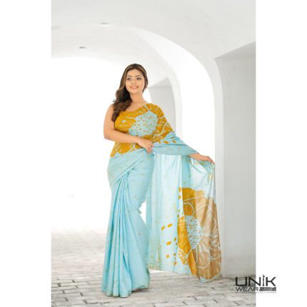 Modern Handcrafted Batik Saree 2411