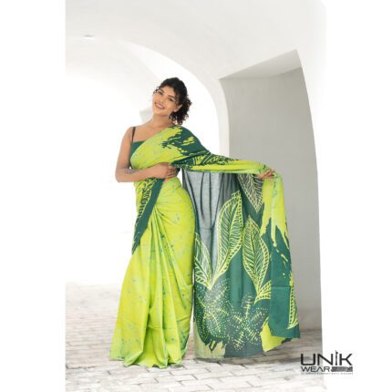 Modern Handcrafted Batik Saree 2412