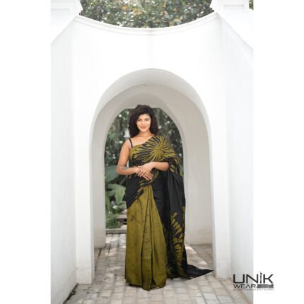Modern Handcrafted Batik Saree 2414