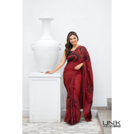 Modern Handcrafted Batik Saree 2415
