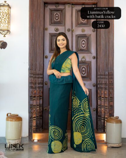 Modern Handcrafted Batik Saree 2430