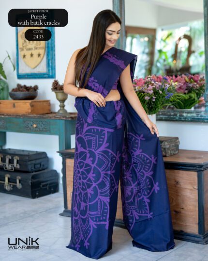 Modern Handcrafted Batik Saree 2433