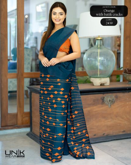 Modern Handcrafted Batik Saree 2439