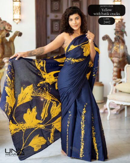 Modern Handcrafted Batik Saree 2442