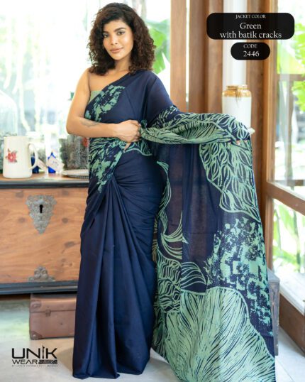 Modern Handcrafted Batik Saree 2446