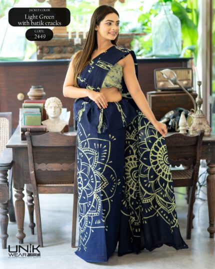 Modern Handcrafted Batik Saree 2449