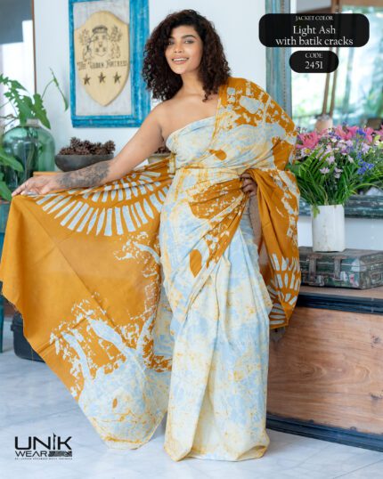 Modern Handcrafted Batik Saree 2451