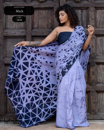 Modern Handcrafted Batik Saree 2454