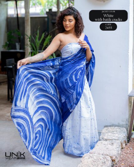 Modern Handcrafted Batik Saree 2455