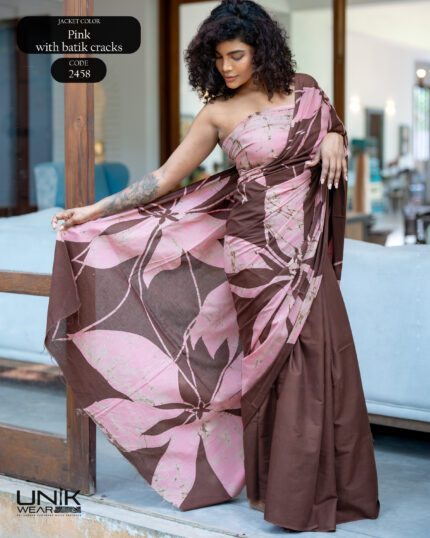 Modern Handcrafted Batik Saree 2458