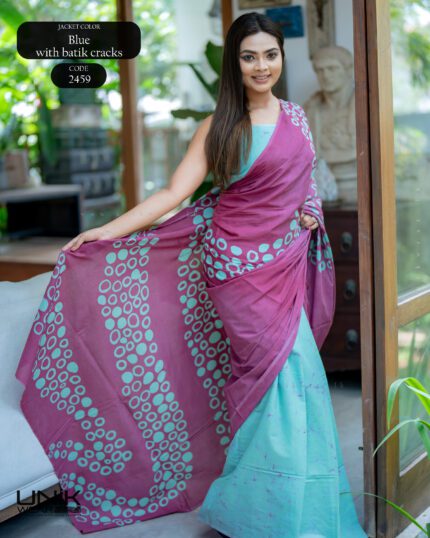 Modern Handcrafted Batik Saree 2459