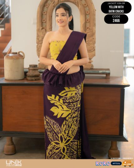 Modern Handcrafted Batik Saree 2466