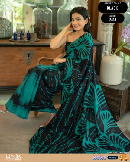Modern Handcrafted Batik Saree 2468