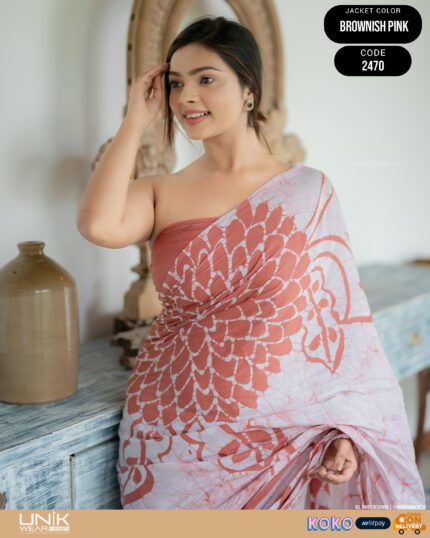 Modern Handcrafted Batik Saree 2470 SV