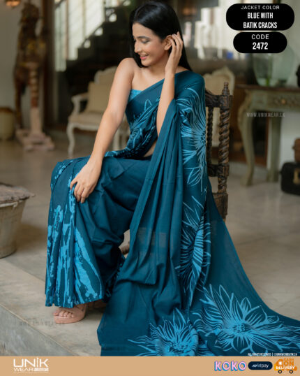 Modern Handcrafted Batik Saree 2472