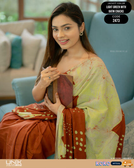 Modern Handcrafted Batik Saree 2473