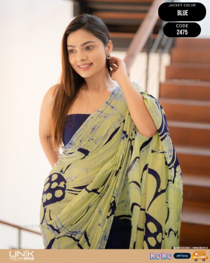 Modern Handcrafted Batik Saree 2475