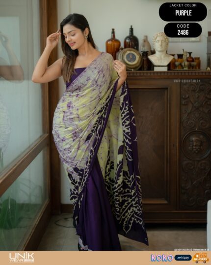 Modern Handcrafted Batik Saree 2486