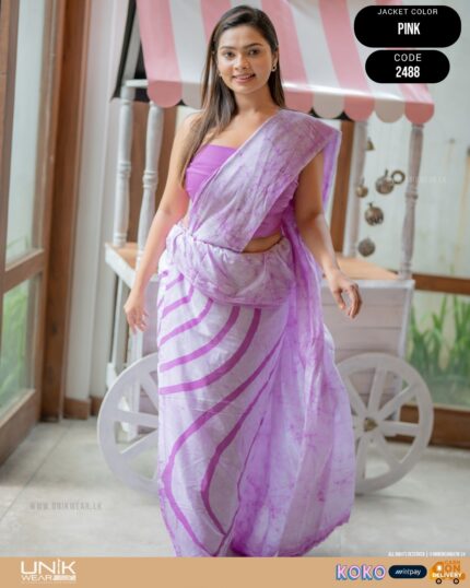 Modern Handcrafted Batik Saree 2488